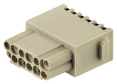 Harting 09140122734 Heavy Duty Connector Han-Quick Lock« Han-Modular Series Module 12 Contacts Receptacle